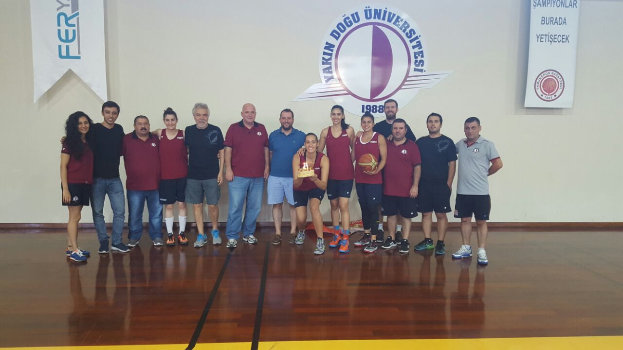 Yakın Doğu Üniversitesi Kadın Basketbol Takımı 41. Antrenmanına Çıktı