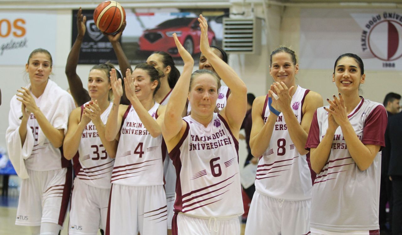 Yakın Doğu Üniversitesi’nin Şakası Yok!...Yakın Doğu Üniversitesi: 70 - Good Angels Kosice: 46